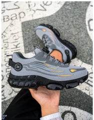 Men’s Safety Work Shoes – Anti-Smash, Anti-Puncture with Rotating Button