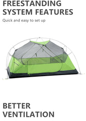 ortable Beach Sunshade TeBISINNA 2-Person Ultralight Waterproof Camping Tent with Free Mat – Double-Layer 20D Nylon for Hiking & Backpackingnt – UV-Protective Automatic Pop-Up Shelter for Adults & Kids