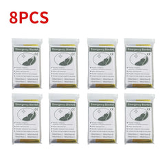 5–30 Pack Emergency Thermal Blankets – Waterproof Foil Survival Blankets (130×210cm)