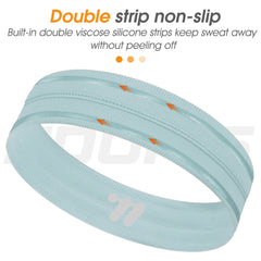 WEST BIKING Moisture-Wicking Elastic Sport Headband – Breathable Sweatband for Gym, Running, Cycling