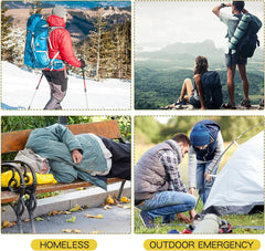 5–30 Pack Emergency Thermal Blankets – Waterproof Foil Survival Blankets (130×210cm)