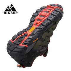 HIKEUP Men’s Suede Tactical Hiking Shoes – Outdoor Trekking Sneakers