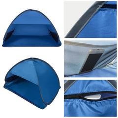 Portable Beach Sunshade Tent – UV-Protective Automatic Pop-Up Shelter for Adults & Kids