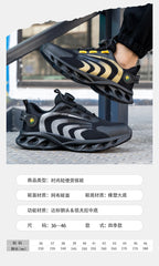 Men’s Lightweight Safety Shoes – Steel Toe, Puncture-Proof, Rotary Buckle Design