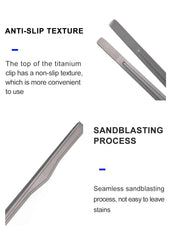 Ultralight Titanium Tea Cup Clip – Outdoor Anti-scalding Tongs for BBQ & Camping