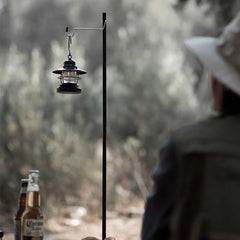 Ultralight Camping Lantern Stand – Portable Lamp Hanger & Detachable Light Holder
