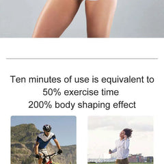 EMS Abs Trainer Toning Belt – USB Rechargeable Muscle Stimulator