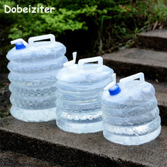 Portable Foldable Water Carrier – 5/10/15L Collapsible Container for Camping & Emergencies