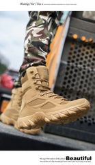 Men’s Tactical Field Boots – Lightweight, Non-Slip Outdoor Footwear