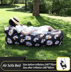 Fast Inflatable Air Sofa Bed – Portable Lazy Beach Lounger (240×70cm)
