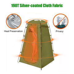 Westtune Portable Privacy Shower Tent – Waterproof Changing Room Shelter for Camping, Hiking, Beach, Toilet & Outdoor Shower