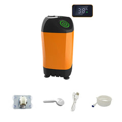 Portable Camping Shower – IPX7 Waterproof Electric Pump with Digital Display
