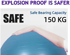 Thickened Yoga & Pilates Ball – 45CM–95CM Anti-Burst Exercise Ball