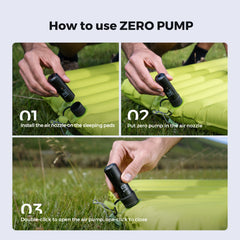 FLEXTAILGEAR ZERO PUMP – Portable Electric Air Pump for Camping Gear