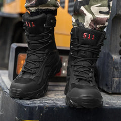 Men’s Tactical Field Boots – Lightweight, Non-Slip Outdoor Footwear