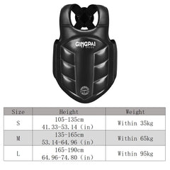 Kids Boxing Chest Guard – MMA, Taekwondo, Karate, Muay Thai Training Vest