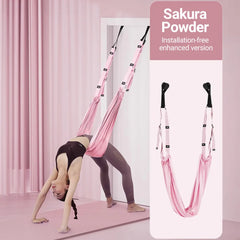 Aerial Yoga Strap & Hammock – Flexibility Trainer for Stretching & Inversion