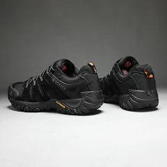HIKEUP Men’s Suede Tactical Hiking Shoes – Outdoor Trekking Sneakers
